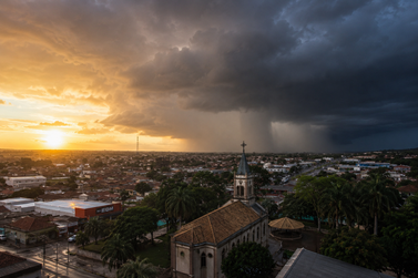 Semana come&ccedil;a com calor de at&eacute; 31&deg;C e termina com chuva e queda na temperatura em Bady