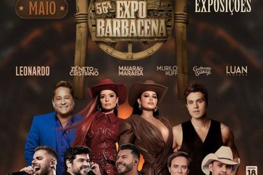 Abertura oficial da Exp&ocirc; Barbacena 2025 ser&aacute; nos dias 14 e 15 de maio