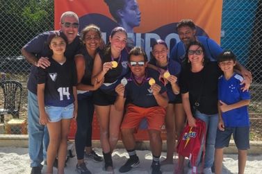 Col&eacute;gio Imaculada conquista ouro e prata no v&ocirc;lei de praia no JEMG 2025