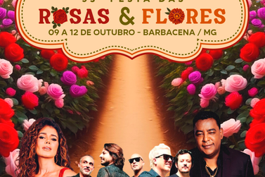 Barbacena lan&ccedil;a Festa das Rosas 2025 durante Travel Next Minas em BH
