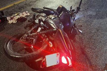 Suspeito furta moto, foge da PM e acaba acidentado em Barbacena