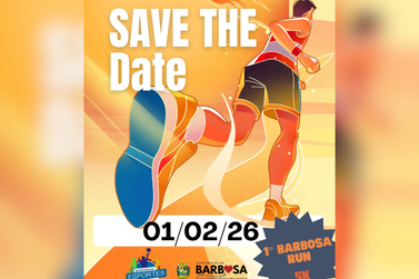 Barbosa anuncia data da 1&ordf; Barbosa Run, corrida de 5 km