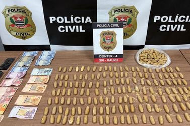 Pol&iacute;cia Civil prende quatro por tr&aacute;fico de drogas e apreende quase 3 kg de crack 