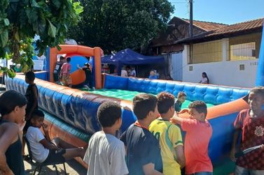 Programa Lazer Perto de Voc&ecirc; leva divers&atilde;o para as crian&ccedil;as da Vila Garcia