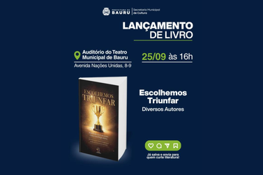 Biblioteca Rodrigues de Abreu recebe o lan&ccedil;amento do livro &lsquo;Escolhemos Triunfar&rsquo;