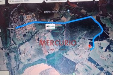 S&iacute;tio &agrave; venda - 180m&sup2; - Centro