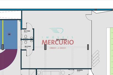 Sala Comercial para alugar - 117m&sup2; - Vila Santa Tereza