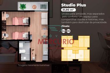 Apartamento &agrave; venda - 31m&sup2; - Vila Cidade Universit&aacute;ria