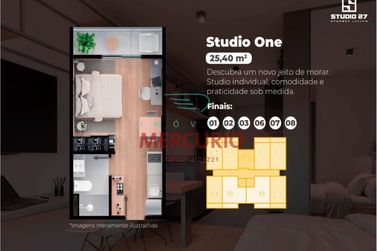 Apartamento &agrave; venda - 25m&sup2; - Vila Cidade Universit&aacute;ria