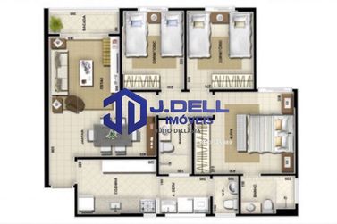 Apartamento para alugar - 82m&sup2; - Aviacao