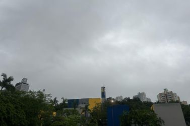 Semana começa com muitas nuvens, em Blumenau