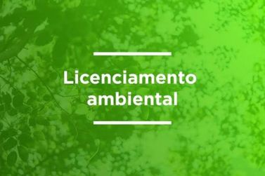 Licen&ccedil;a ambiental