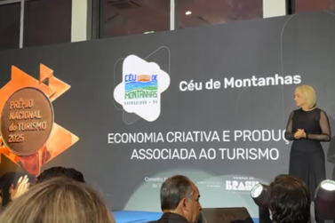 C&eacute;u de Montanhas, de Brumadinho, leva Pr&ecirc;mio Nacional do Turismo 2025
