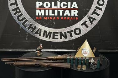 Brumadinho: im&oacute;vel indicado por suspeito &eacute; alvo de opera&ccedil;&atilde;o da PM e armas s&atilde;o apreendidas