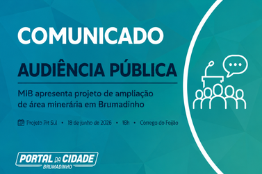 MIB apresenta projeto de amplia&ccedil;&atilde;o de &aacute;rea miner&aacute;ria em Brumadinho