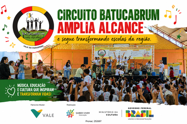 Circuito Batucabrum amplia alcance e transforma escolas da regi&atilde;o