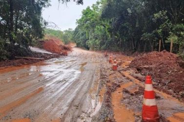 Estrada entre Marques e Aranha tem tr&acirc;nsito interrompido em Brumadinho