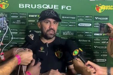 Luizinho Lopes avalia derrota para o Criciúma pelo primeiro jogo da final