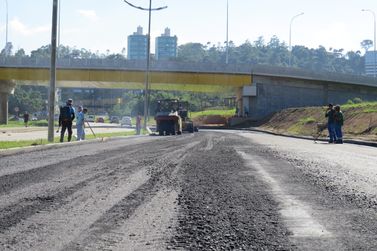 Obras das vias de acesso à Rodovia Antônio Heil e Beira Rio chegam a fase final