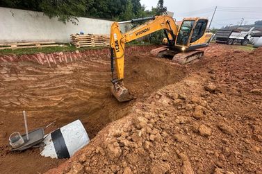 Dom Joaquim recebe obra preparatória para futura rede de drenagem