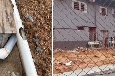 Alunos reclamam de forte mau cheiro em escola de Brusque durante obras