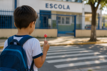 Pais relatam preocupa&ccedil;&atilde;o ap&oacute;s idoso oferecer doces a crian&ccedil;as perto de escola em Canelinha