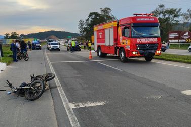 Idoso de 64 anos morre em grave acidente na BR-470, em Gaspar