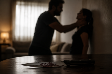 Mulher diz ter reagido ap&oacute;s ser enforcada e mata companheiro em Joinville