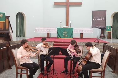 M&uacute;sica de c&acirc;mara marca in&iacute;cio das comemora&ccedil;&otilde;es pelos 166 anos de Brusque