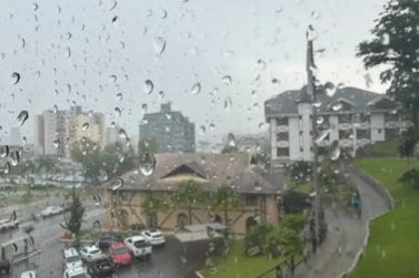 Brusque pode ter 55 mm de chuva nesta segunda; tempo melhora a partir de quarta