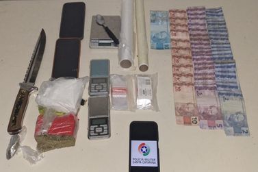 Pol&iacute;cia descobre suspeita de tr&aacute;fico por entregas e apreende drogas em Gaspar