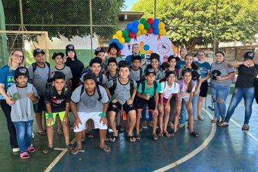 Gincana de encerramento do PSE re&uacute;ne alunos de escola em Brejo Alegre