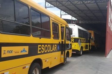 Frota do transporte escolar de Buritama passa por vistoria do Detran