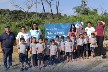 Alunos de Lourdes vivenciam percurso da &aacute;gua em atividade de educa&ccedil;&atilde;o ambiental