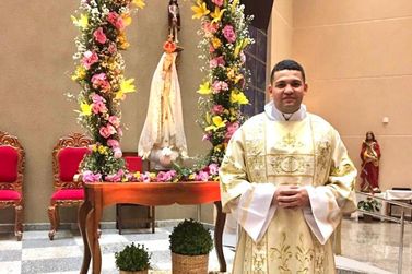 Padre Cristiano se despede de Caarapó após 3 anos de missão 