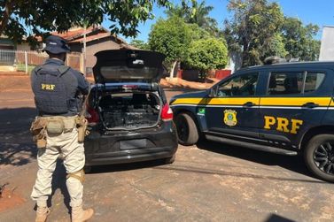 Em Fátima do Sul, homem é preso com maconha e carro roubado em SP