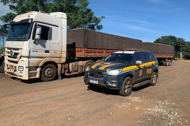 PRF recupera carreta em Ivinhema 9h após o furto no PR