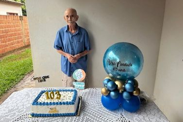 Vitor Candado, pioneiro em Caarapó completa 103 anos de vida