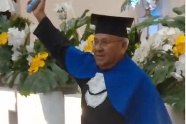 Microempreendedor de Caarap&oacute; se forma em engenheiro civil aos 69 anos