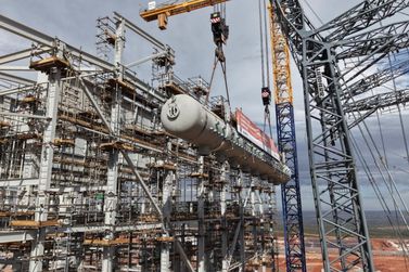 Arauco instala equipamento de 300 toneladas na maior caldeira de recupera&ccedil;&atilde;o do mundo
