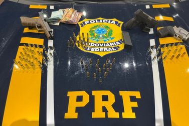 PRF prende trio armado em Parana&iacute;ba que planejava roubar caminhonetes em Uberl&acirc;ndia
