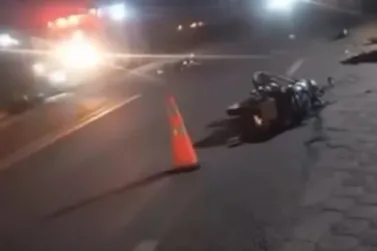 Motociclista de 33 anos morre ap&oacute;s ser atingido por van na MS-112 