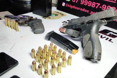 Pol&iacute;cia prende autores de atentado que deixou um morto em Dourados 