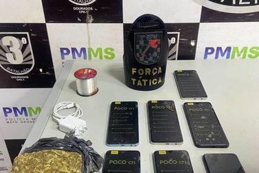 Jovem &eacute; preso tentando arremessar celulares para dentro da PED