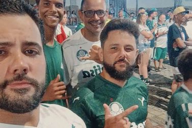 Cabreuvanos comemoram título do Palmeiras na Praça Comendador Martins
