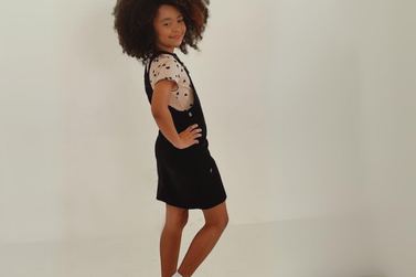 Modelo de 9 anos de Cabre&uacute;va brilha em concurso Miss Rainha Rodeio Brasil