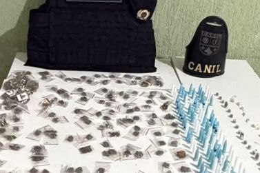 Canil da Guarda encontra drogas escondidas em ch&aacute;cara no Vilarejo
