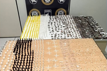 Canil da Guarda Municipal apreende mais de 2 kg de drogas no bairro Vilarejo