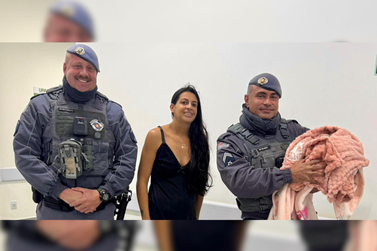 Beb&ecirc; engasgada &eacute; socorrida por policiais no bairro Jacar&eacute;