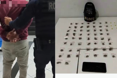 ROMU apreende drogas e prende suspeito por tr&aacute;fico no Novo Bonfim